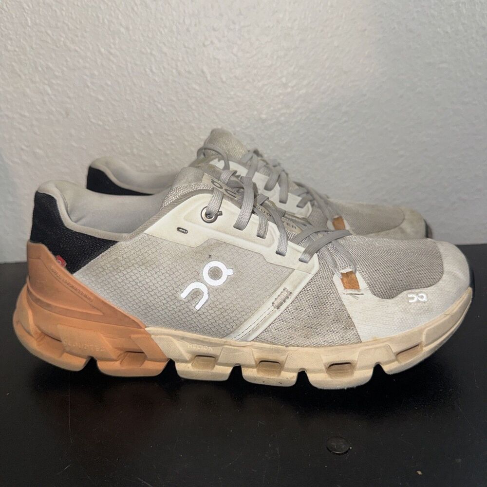 On Cloud Cloudflyer 4 White Copper Running Shoes Women's Size 7 71.98667